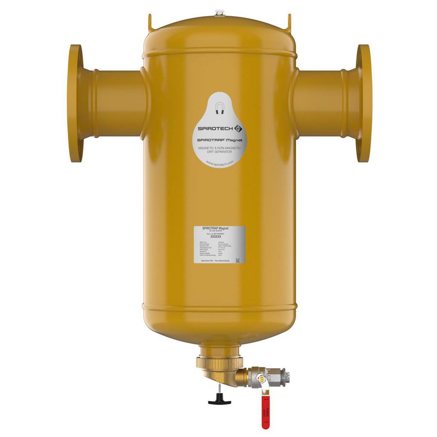Vuilafscheider Spirotrap Magnet DN65 flensaansl.