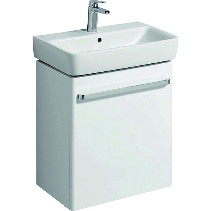Renova Compact onderkast v. wastafel 60cm 1xdeur wit