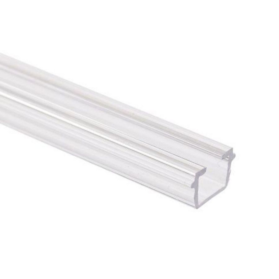 Inleg/gordijnrails CV2 helder L=100cm