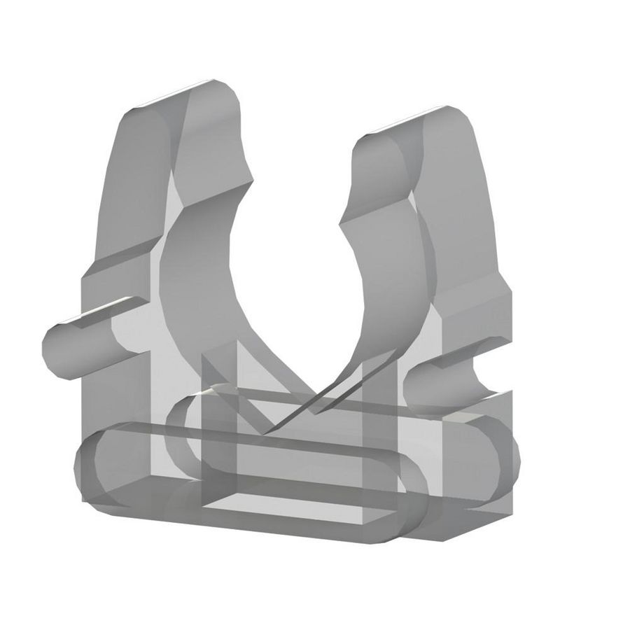 Klembeugel nylon 032/25-28 transparant VVE=50
