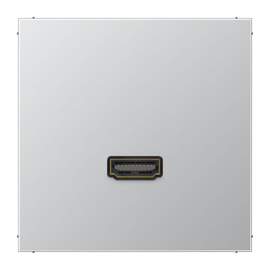 Afdekking aluminium voor 1xHDMI LS