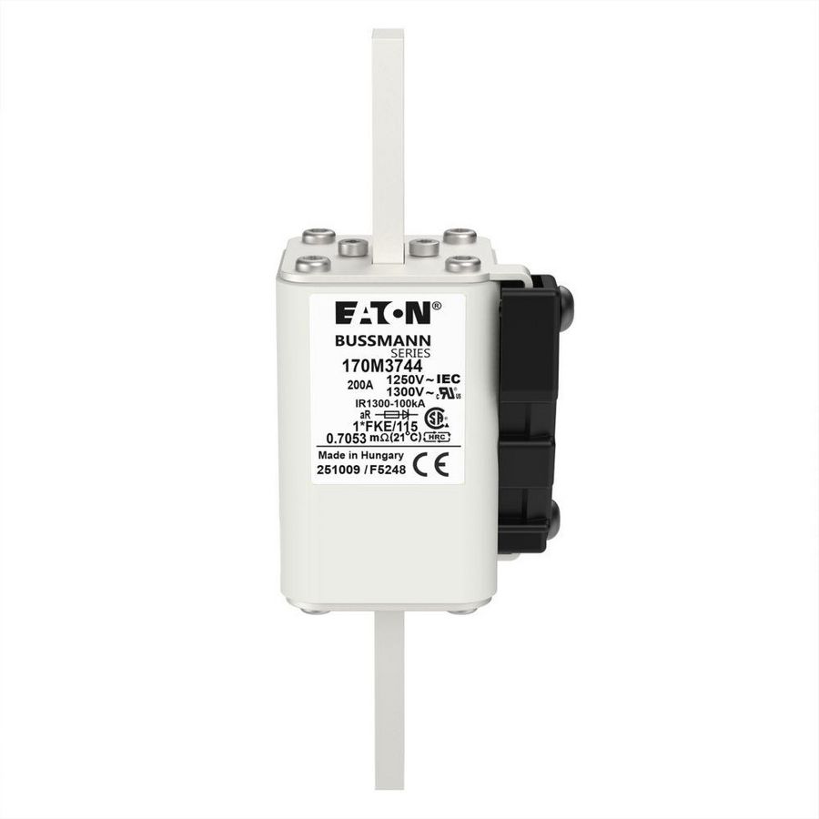 Zekering h. snelheid 200A AC 1250V 100kA compact 1 45 VVE=2