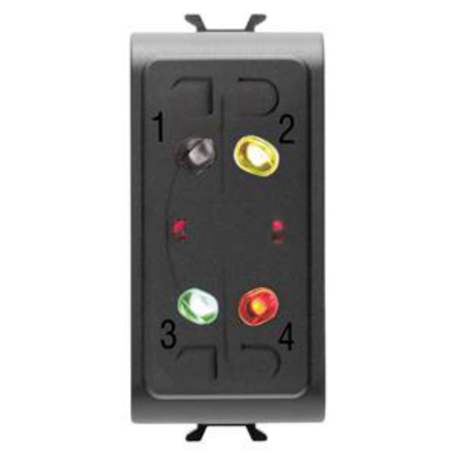 FLUSH-MOUNTING ACTIVATOR PARTIALAISER-WIRED BURGLAR ALARM-BL