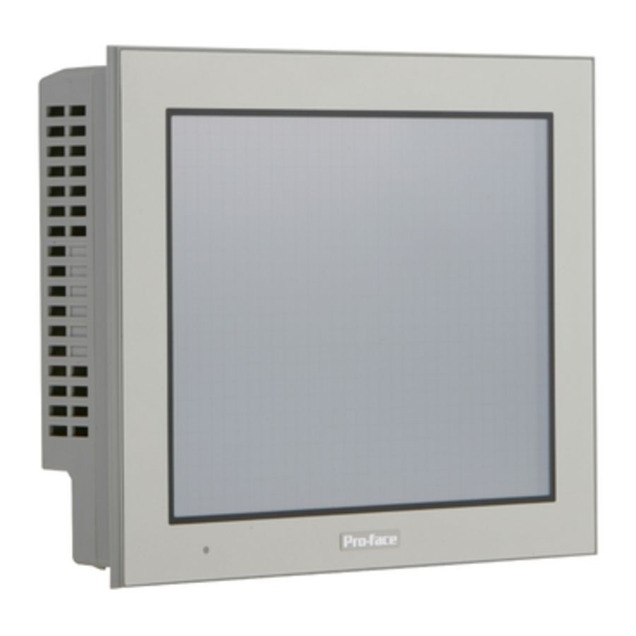 Advanced touchscreen 640 x 480 pixels VGA 10.4" TFT Proface