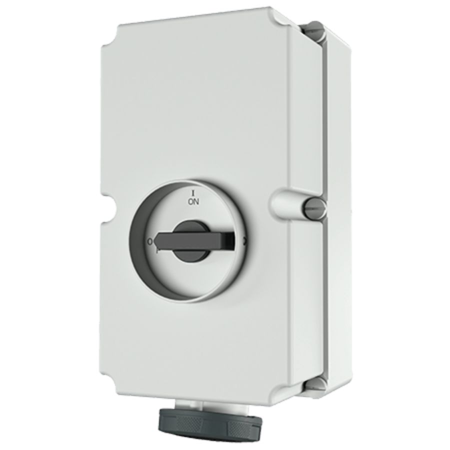 Wandcontactdoos 125A 5-polig  5H 600-690V IP67 DUO