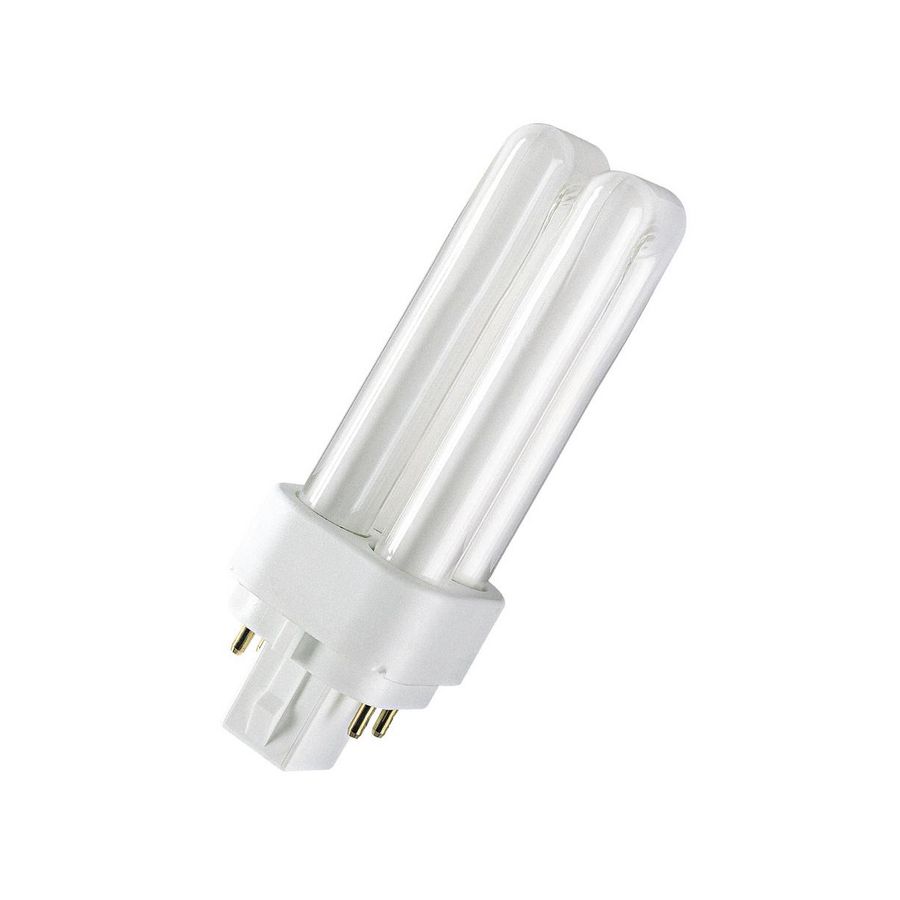 Compact fluorescentielamp DULUX D/E G24q-2 18W 827