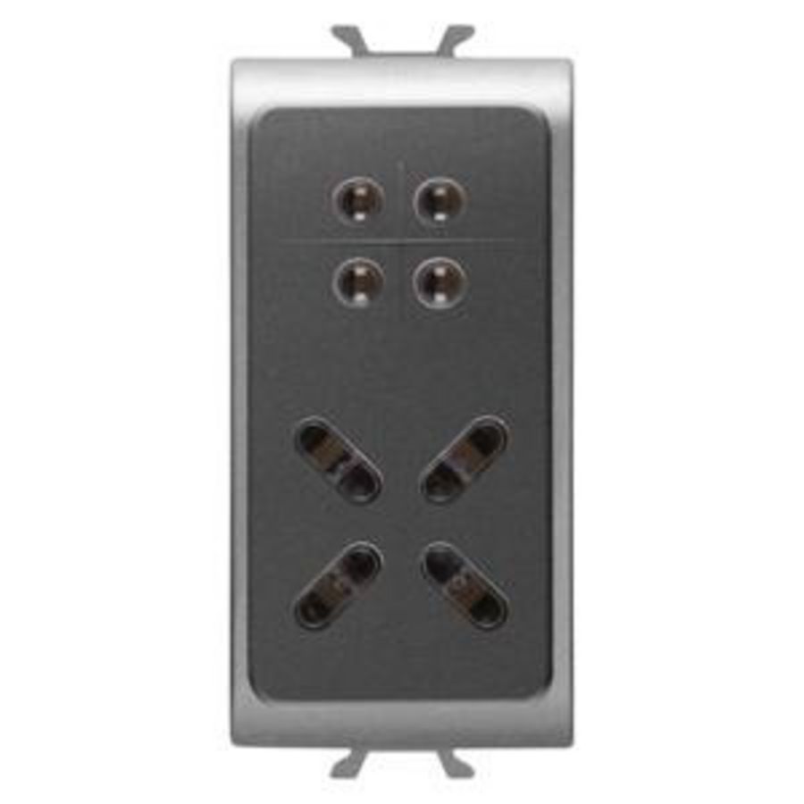FLUSH-MOUNTING ACTIVATOR-WIRED BURGLAR ALARM-TITANIUM-CHORUS
