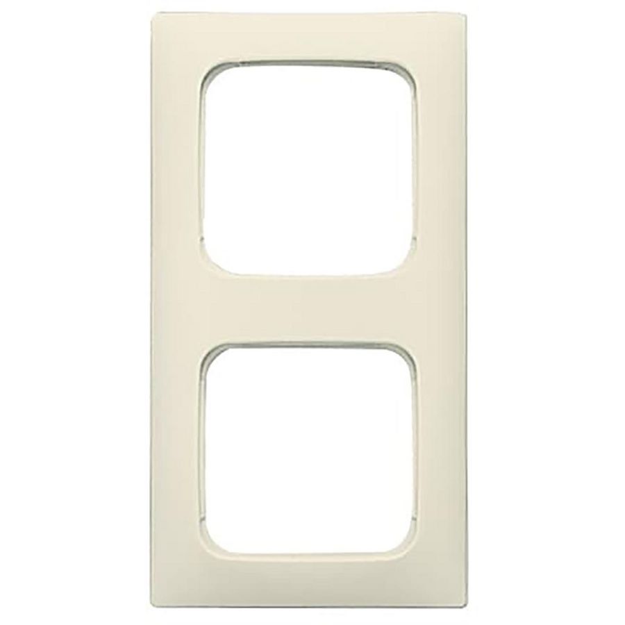 Afdekraam 2v voor wandgoot SI creme