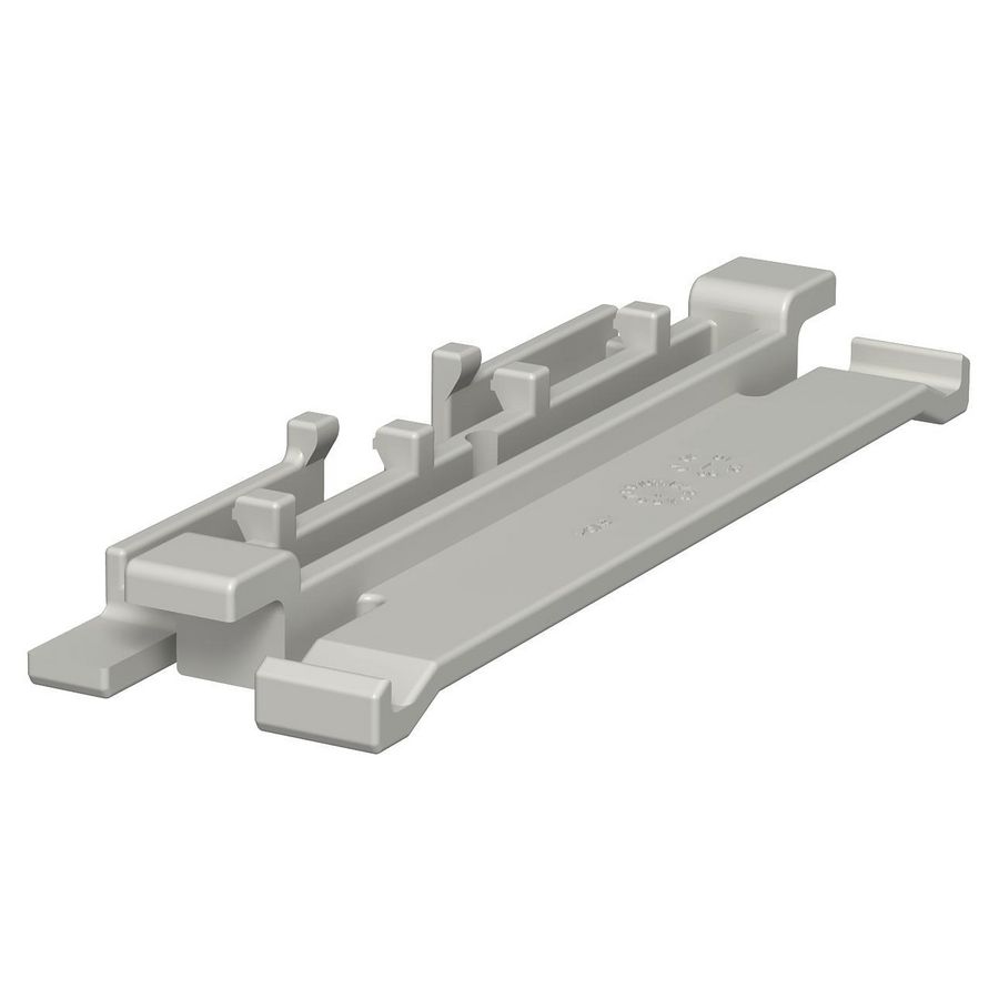 Dekselklem 110mm polyvinylchlorid lichtgrijs VVE=20