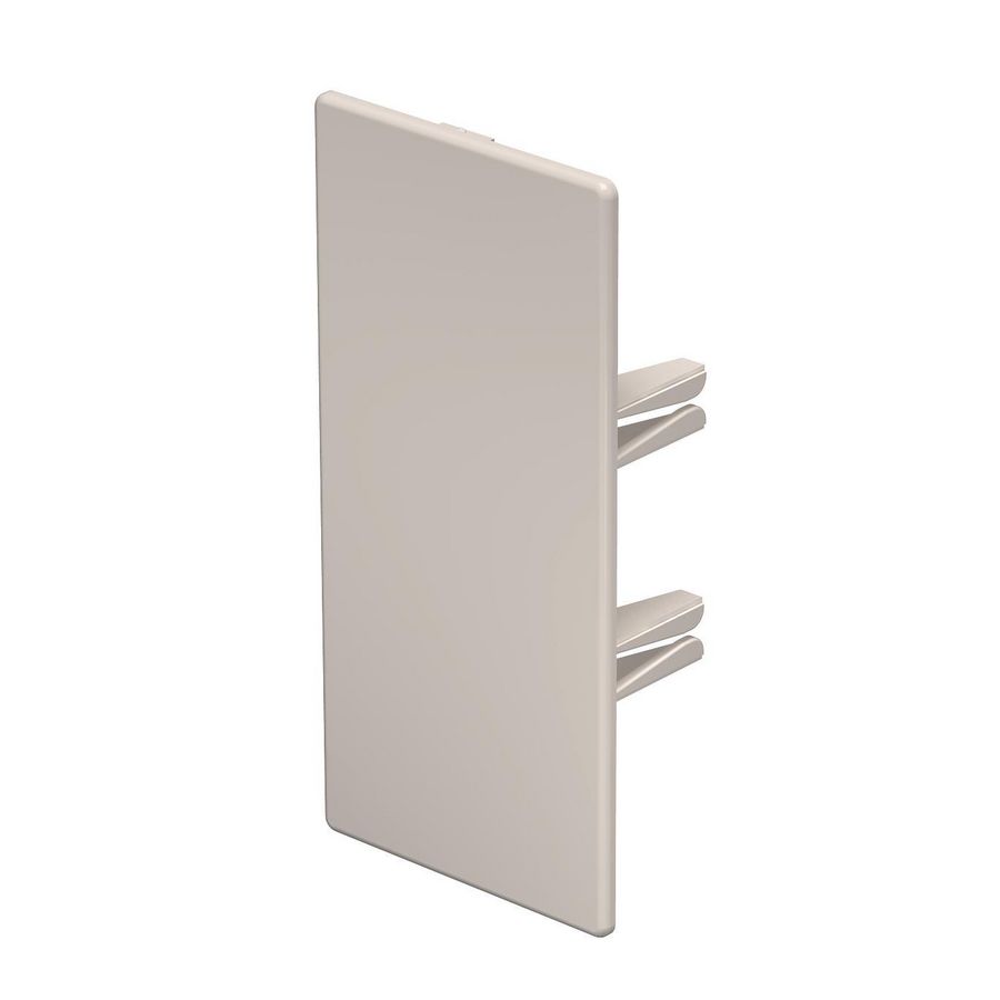 Eindstuk 60x130mm polyvinylchlorid creme wit 9001 VVE=10