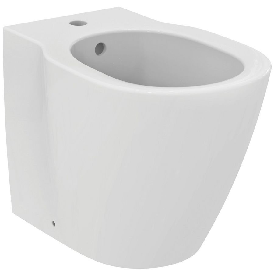 Staand bidet  CONNECT 360x545x400mm wit 1 kraangat met overloop idealplus