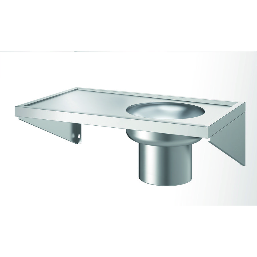 Gipstafel muurmodel RVS 304 mat gepolijst