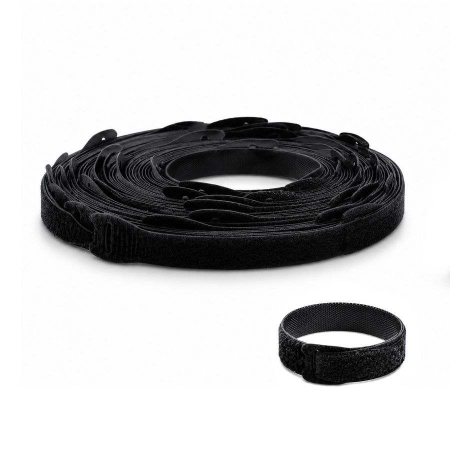 Zak a 50st. klittenband bundelband 20X330mm zwart