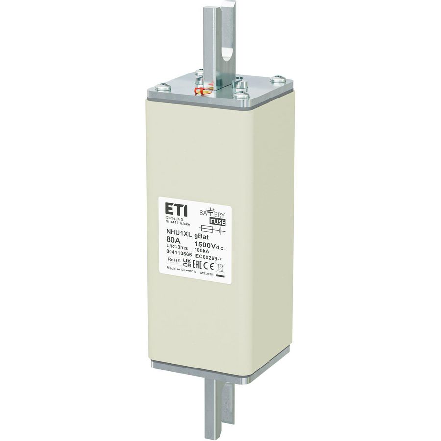 Zekering NHU1XL gBat 80A/1500V DC 4110666