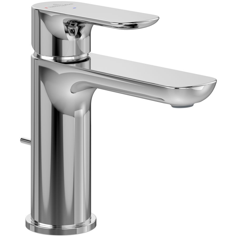Wastafelkraan O.novo 1-hendel Chrome sprong 116mm incl. waste-inrichting TVW10400400061