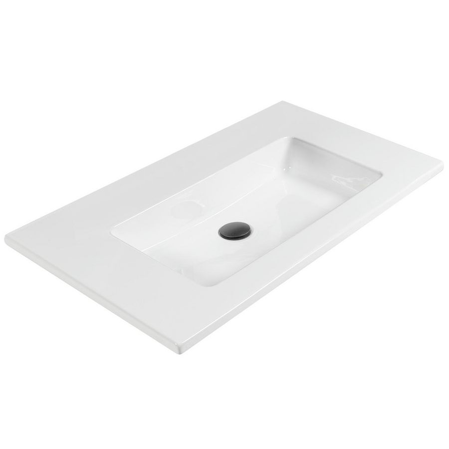 Wastafel 20 glans wit 61cm 1x kom zonder kraangat (i.c.m. meubel)
