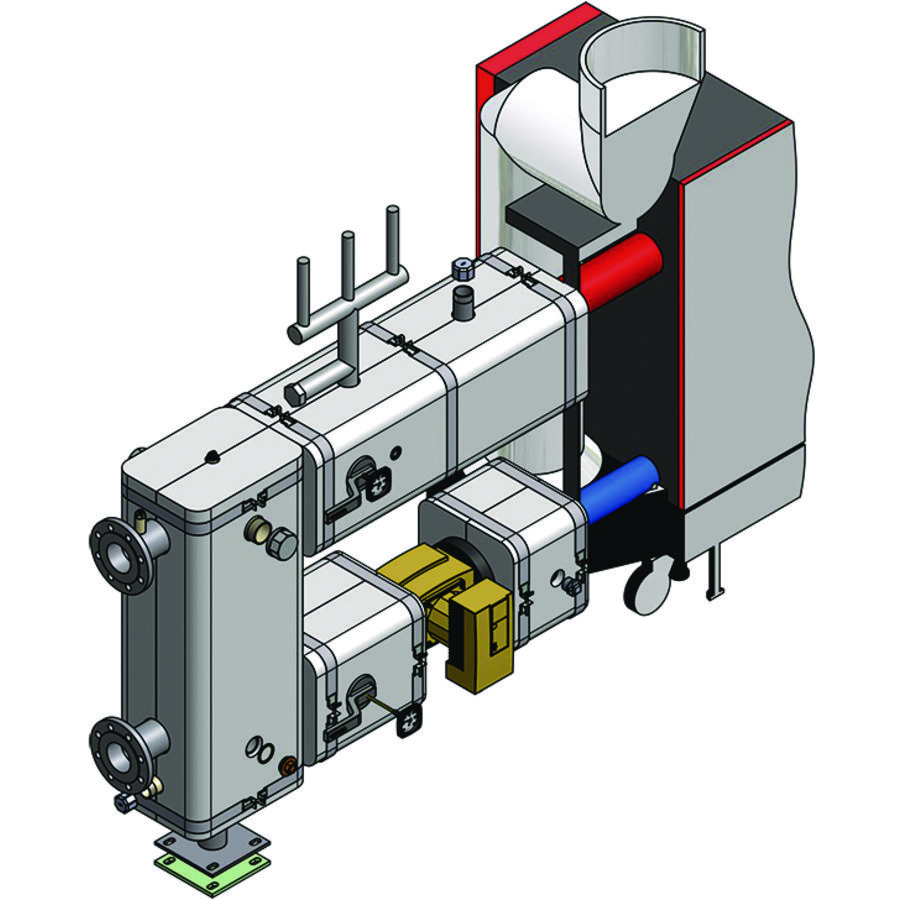 Aansluitset v. Gas 310 Eco Pro-285 m. open verdeler