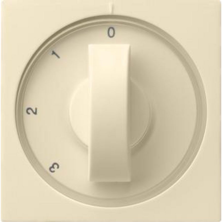 Afdekking draaiknop 3-standen 0/1/2/3 System 55 cr.wit