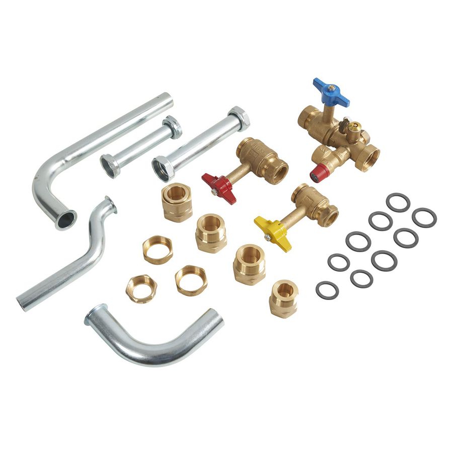 Aansluitset Ketel-Verzamelleiding Recht Ace en Pro