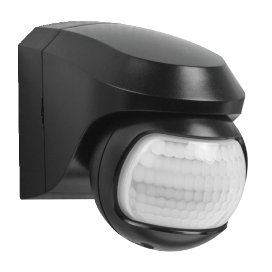 Bewegingsmelder 230V 11m 200gr. IP44 opbouw zwart