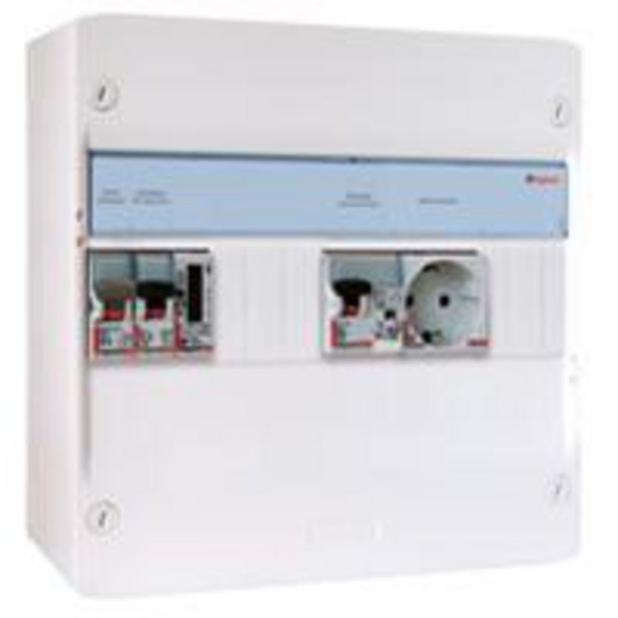 PV-Verdeler HS-MCB-ALA Wandcontactdoos-kWh-meter