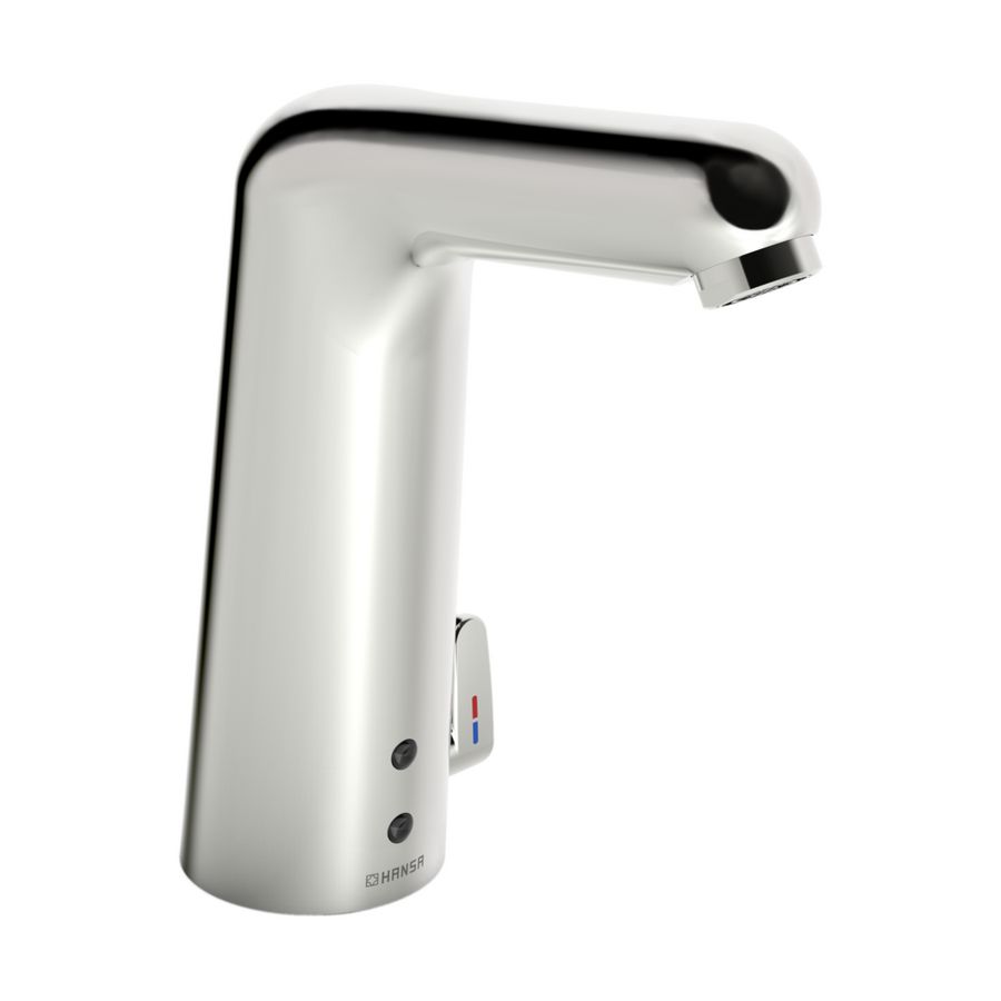 Elekt. hoge wastafelkraan  een temperatuurregelaar HANSAMEDIPRO