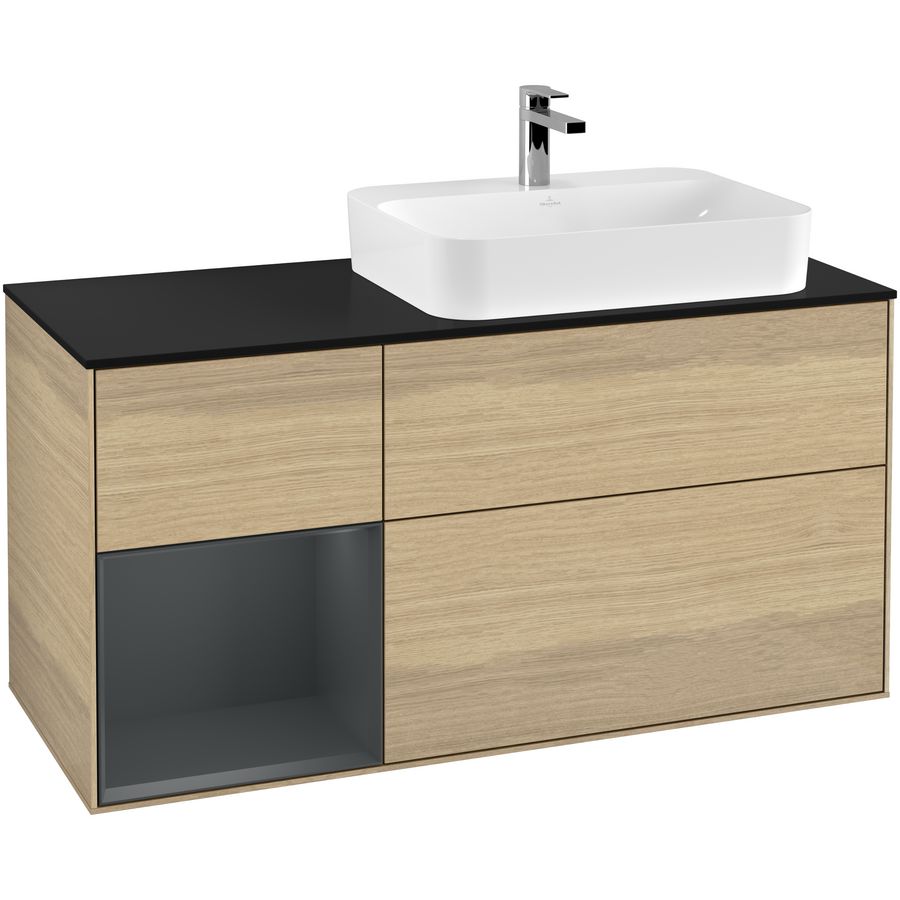 Wastafelonderkast Finion 1200x603x501mm Oak Veneer G392HGPC