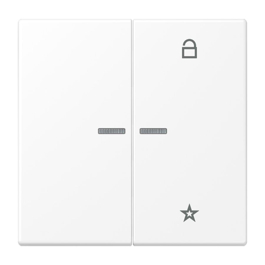 Tastafdekking LS990 matwit eNet