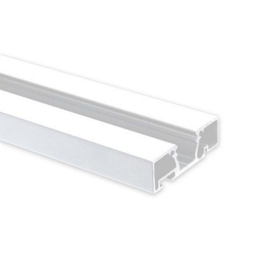 Gordijnprofiel VP1 enkele rail wit RAL9010 L=200cm