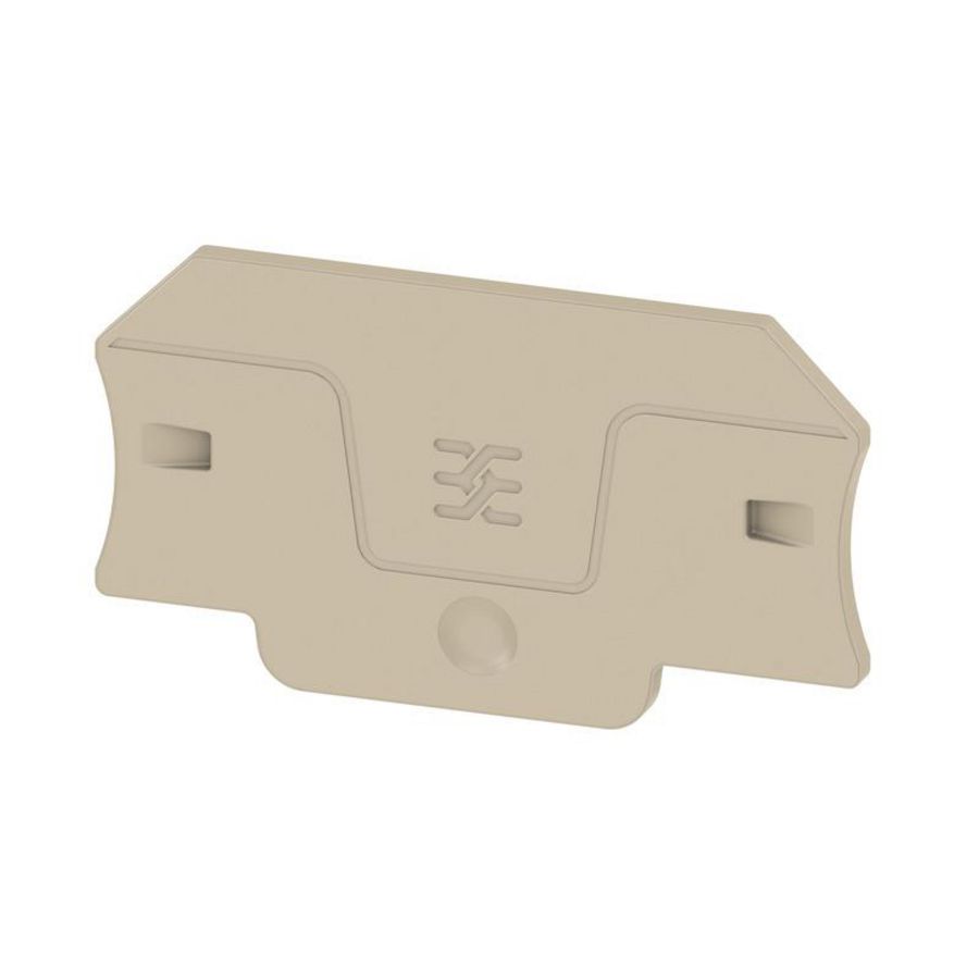 Afsluit- eindplaat h:58mm b:2.1mm V-0, 2871810000 VVE=20