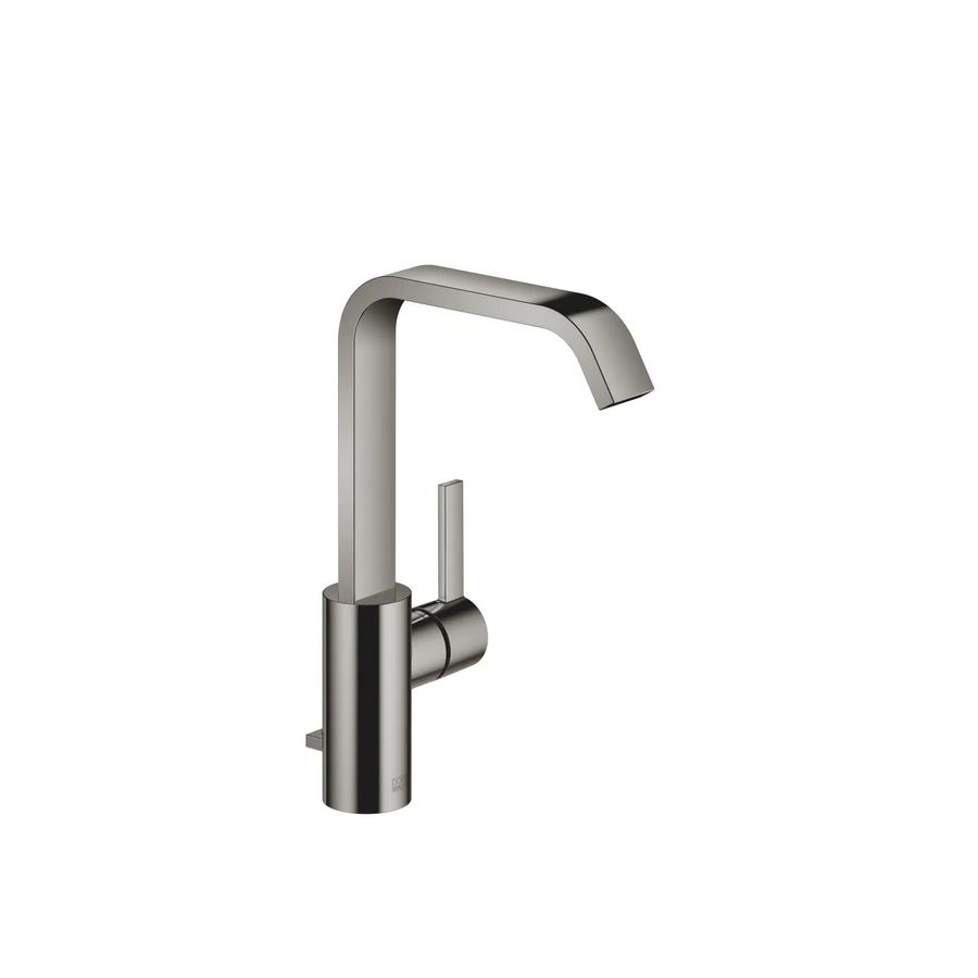 IMO Eengreeps wastafelmgkrn hoge uitloop afvoer. Dark Chrome