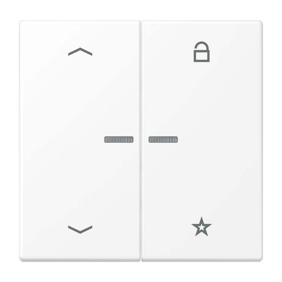 Tastafdekking A500 slagvast matwit eNet