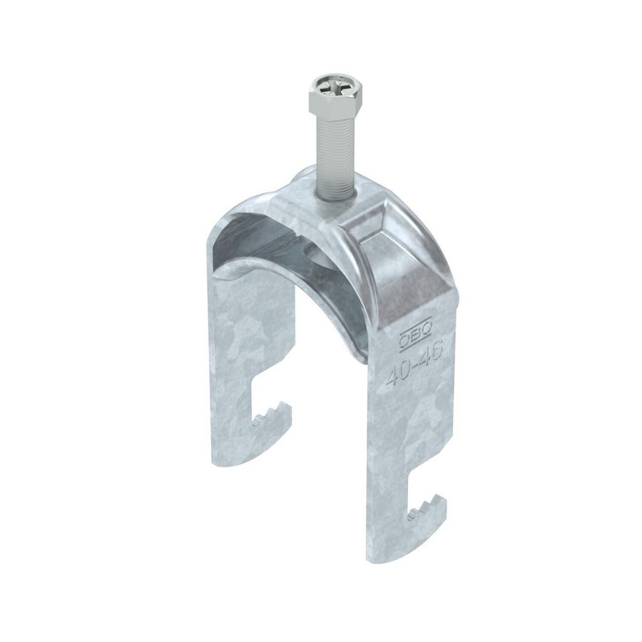 Beugelklem 40-46mm staal thermisch verzinkt VVE=100