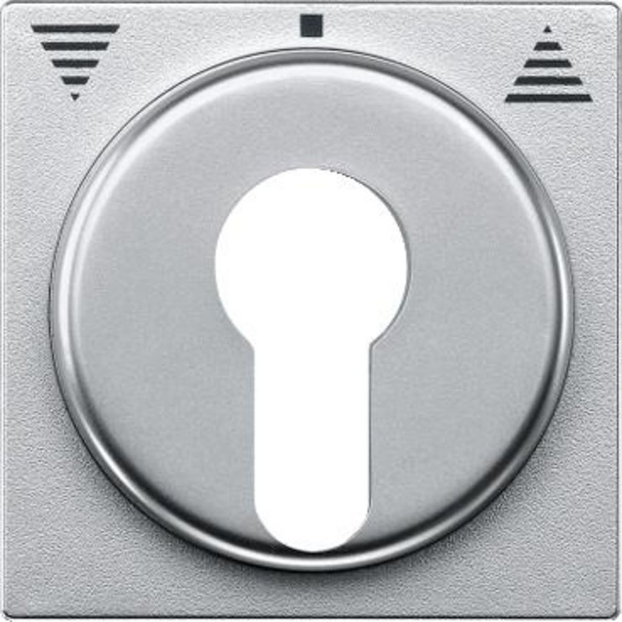 "Centraalplaat sleutel rolluik-impulsschakelaars - Aluminium