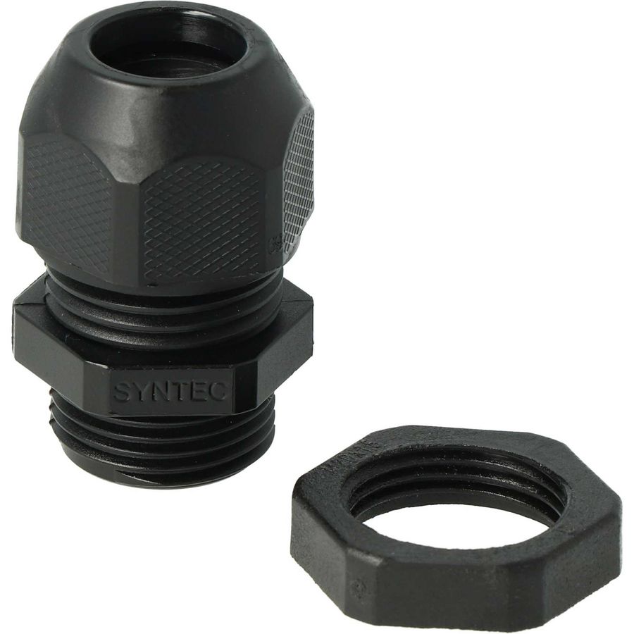 Wartel Nylon PA 20 C zonder flens Zwart VVE=50