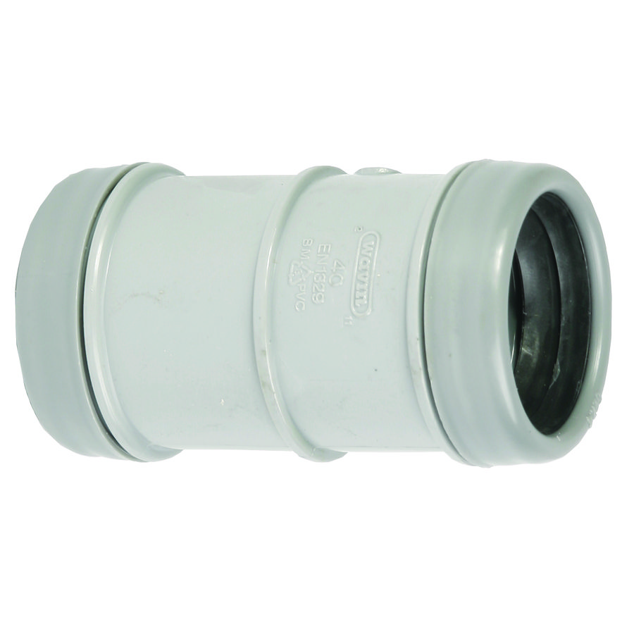 Wafix manchet overschuifmof PVC 75mm grijs