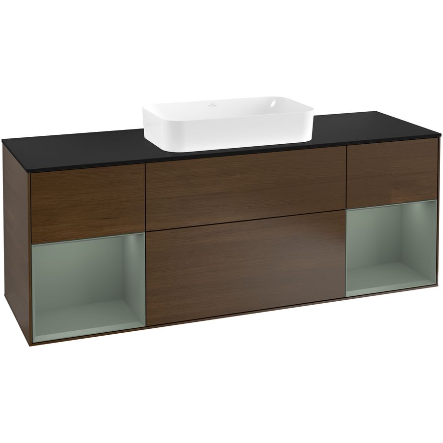Wastafelonderkast Finion 1600x603x501mm W.Veneer G332GMGN