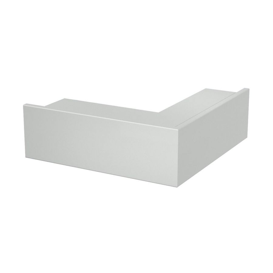 Buitenhoek 348x130x100 polyvinylchlorid lichtgrijs