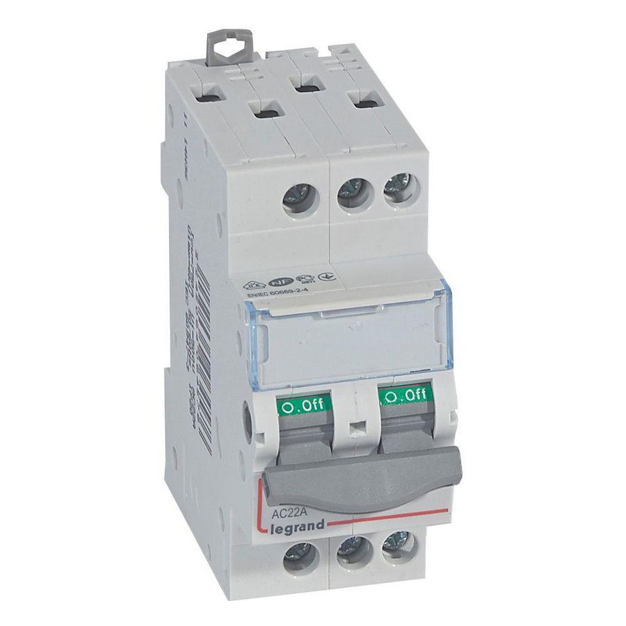 Lastschakelaar DX3 3-polig 20A 3 modulen VVE=5
