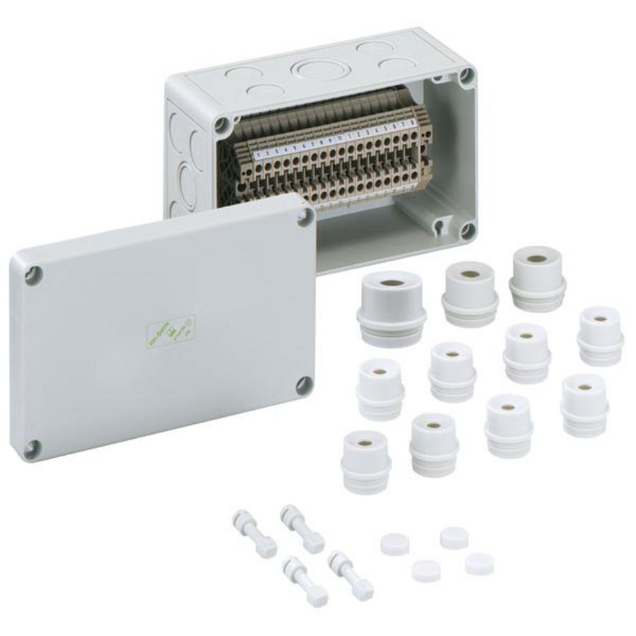 Rijenklemmenbehuizing IP54/IP66 aderdoorsn. 61501801