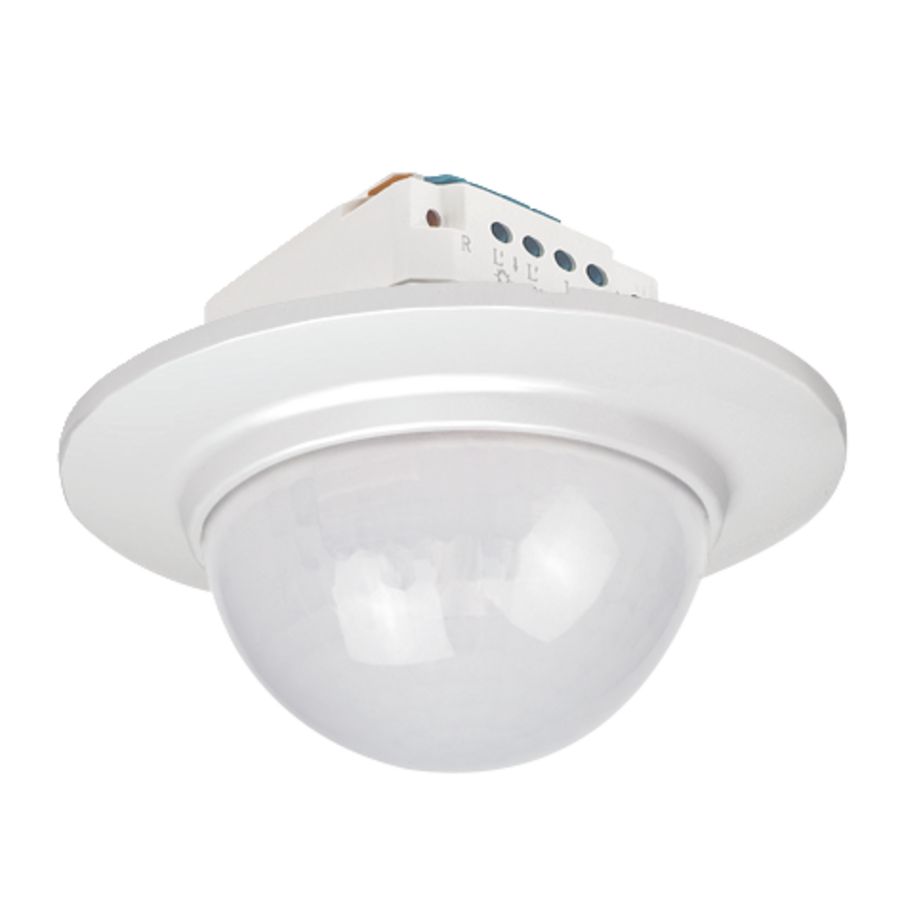 Bewegingsmelder 230V 26m rond inbouwdoos wit