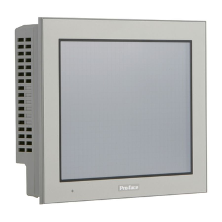 Advanced touchscreen 640 x 480 pixels VGA 10.4" TFT Proface