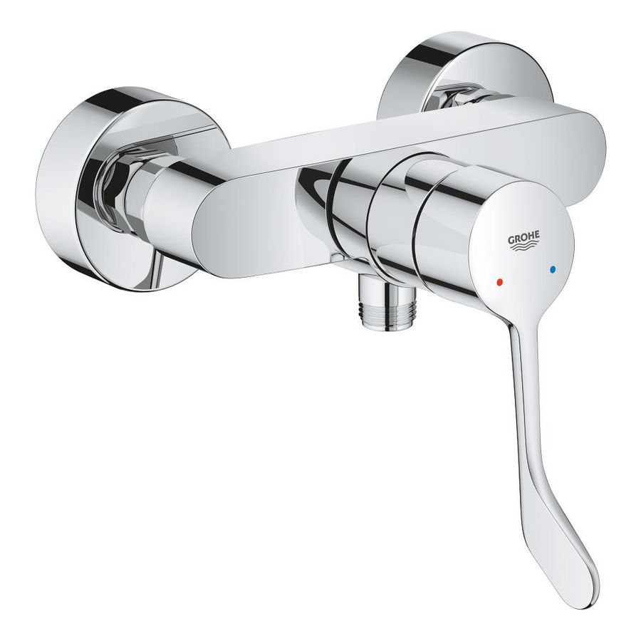 Eurosmart douchemengkraan met verlengde greep hoh 150mm chroom incl. s-koppelingen (prof)