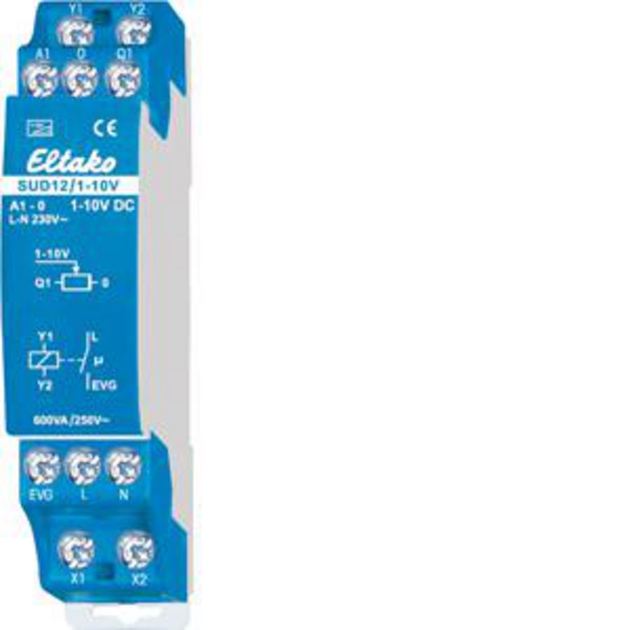 1-10V DIN-rail stuurmodule voor 1-10V VSA"s en LUD12