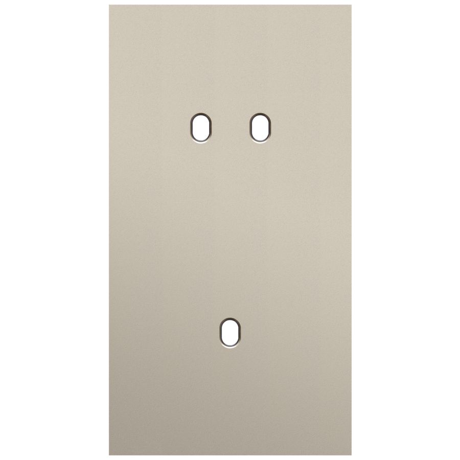 Tweevoudige afdekpl. verticaal 71mm centerafstand een tweevo