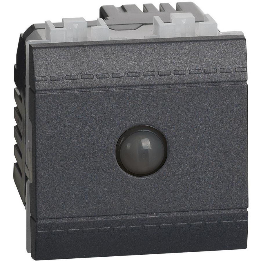 Saving switch 2draads 2 modulen antraciet Livinglight