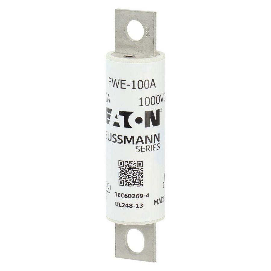 Zekering HRC 1000Vdc IEC/UL 100A aR 25mm Round f