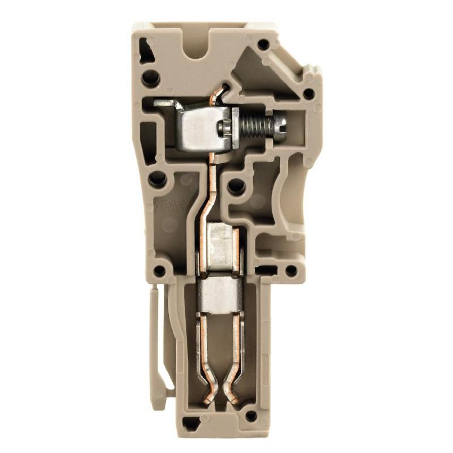 Plug schoefaansl. d.beige 4mm² 32A 800V 1108490000 VVE=50
