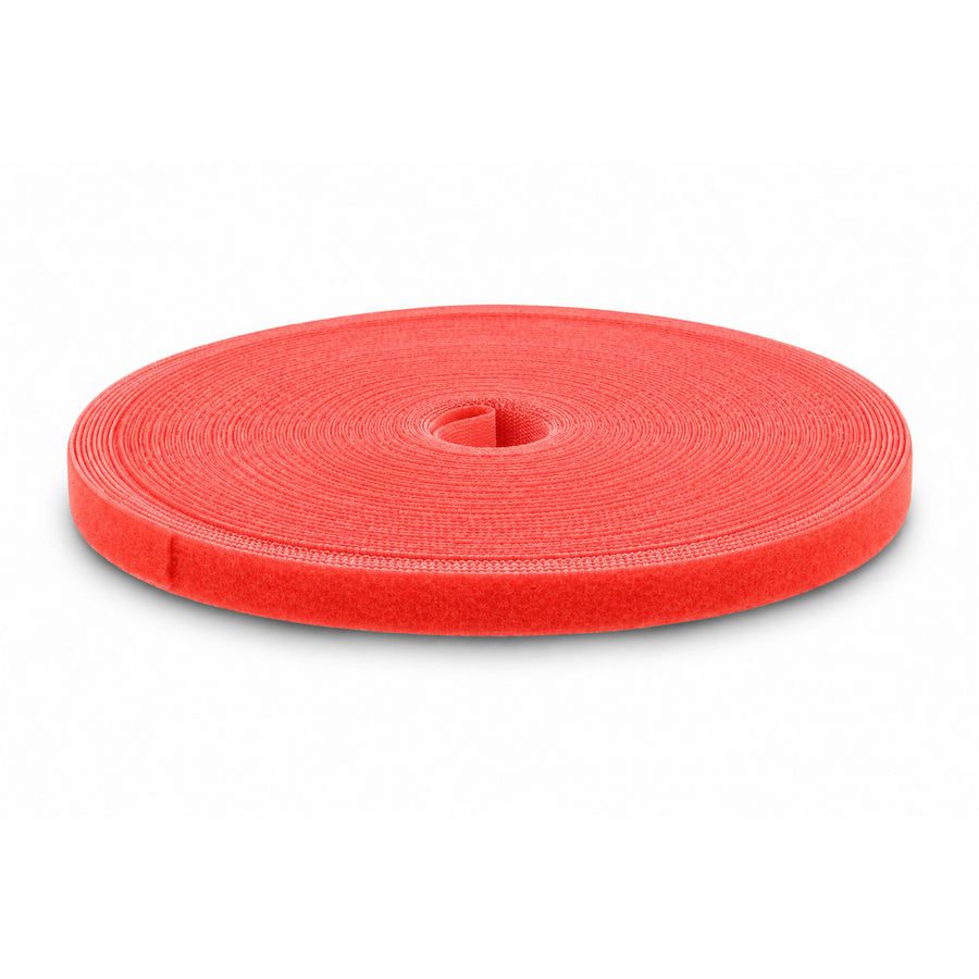 Rol a 22,5mtr. 2-zijdig klittenband 19mm rood sterk