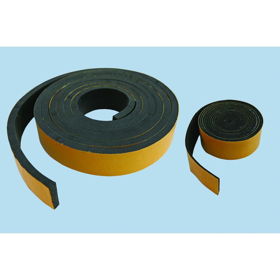 Opvulband rubber tbv rolroosters Dikte 2mm per strekkende me